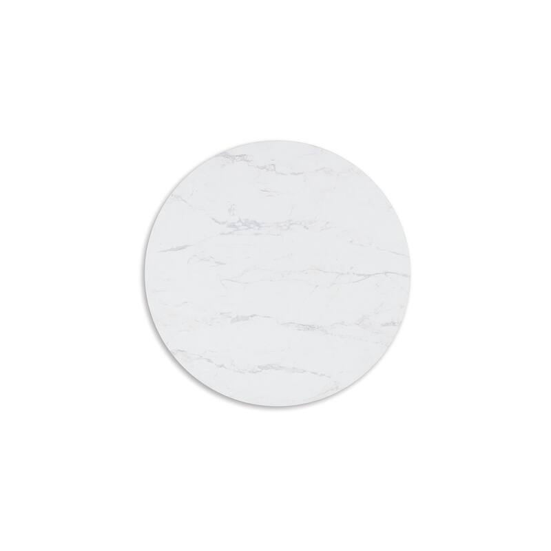 Signature Design by Ashley Xandrum Black/White Table (Set of 3) - 40"W x 40"D x 18"H