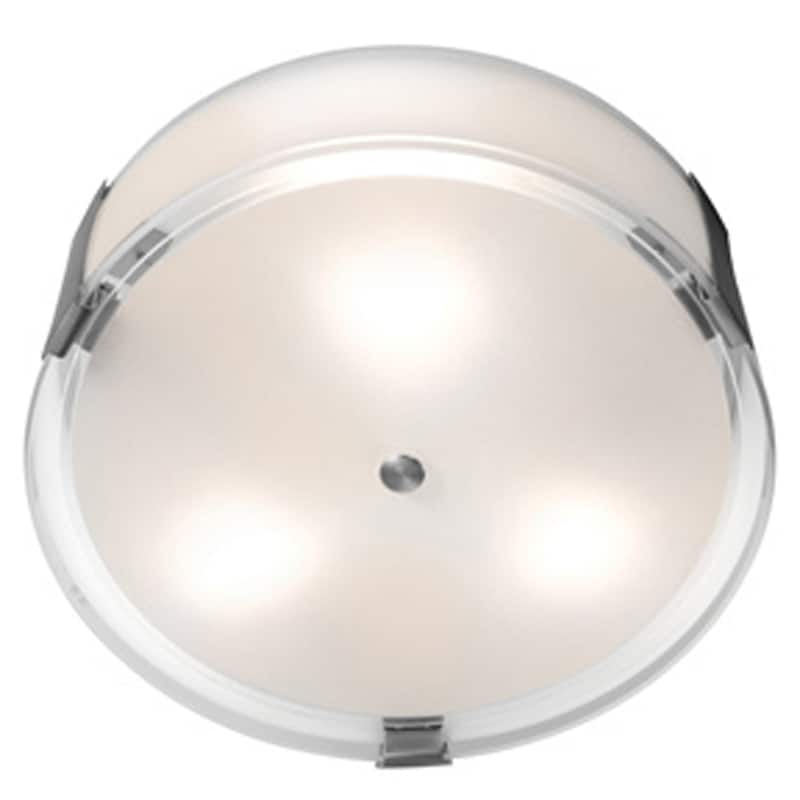 Access Lighting Tara - Dimmable LED -Flush Mount - Brushed Steel - Opal - Brushed Steel
