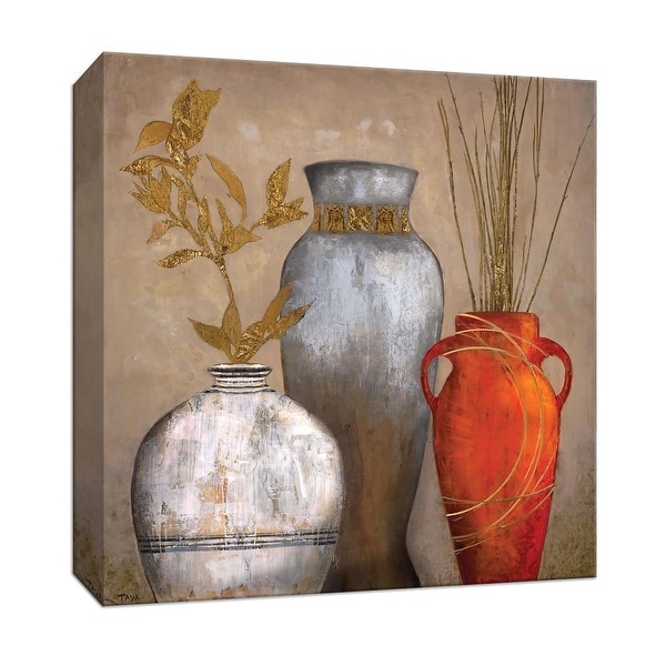 PTM Images 9-147233 PTM Canvas Collection 12" x 12" - "Mia Casa Portofino I" Giclee Leaves Art Print on Canvas