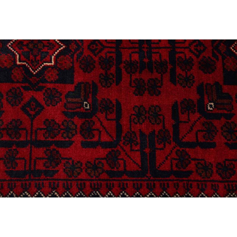 ECARPETGALLERY Hand-knotted Finest Khal Mohammadi Red Wool Rug - 6'7 x 9'9