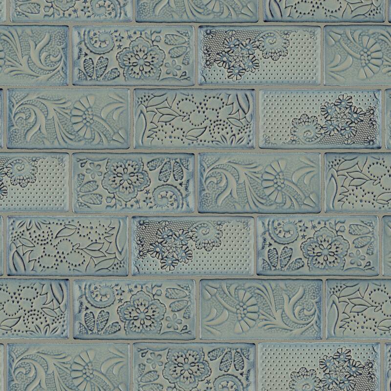 Merola Tile Antic Feelings Griggio 3" x 6" Ceramic Wall Tile - Case (32 Tiles)