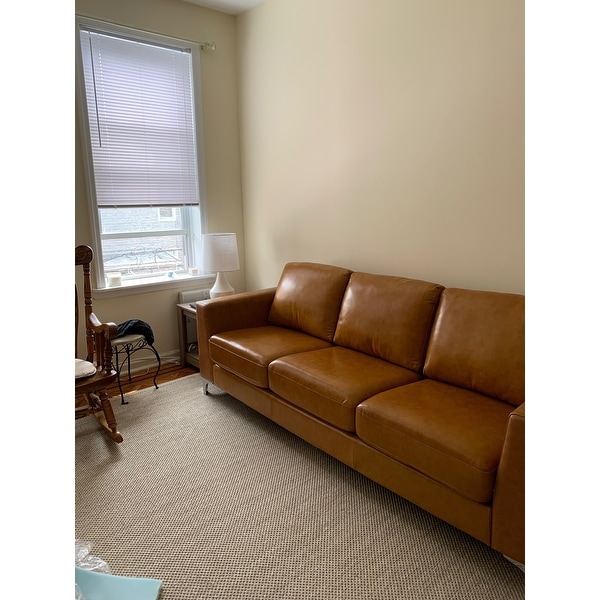 Bastian aniline leather sofa by inspire shop q modern