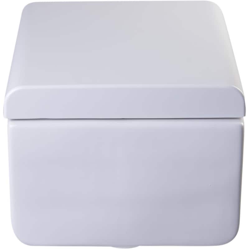 Eago Elongated Closed-Front Toilet Seat with Soft Close Hinges