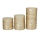 preview thumbnail 17 of 29, Resin Traditional Flameless Candle (Set of 3) - S/3 6"4"3"H