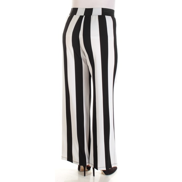 inc black and white striped pants