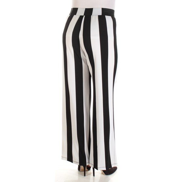 Inc black and white striped pants Outlet