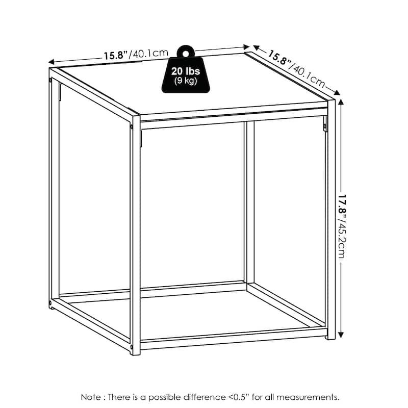 Furinno Camnus Modern Living End Table