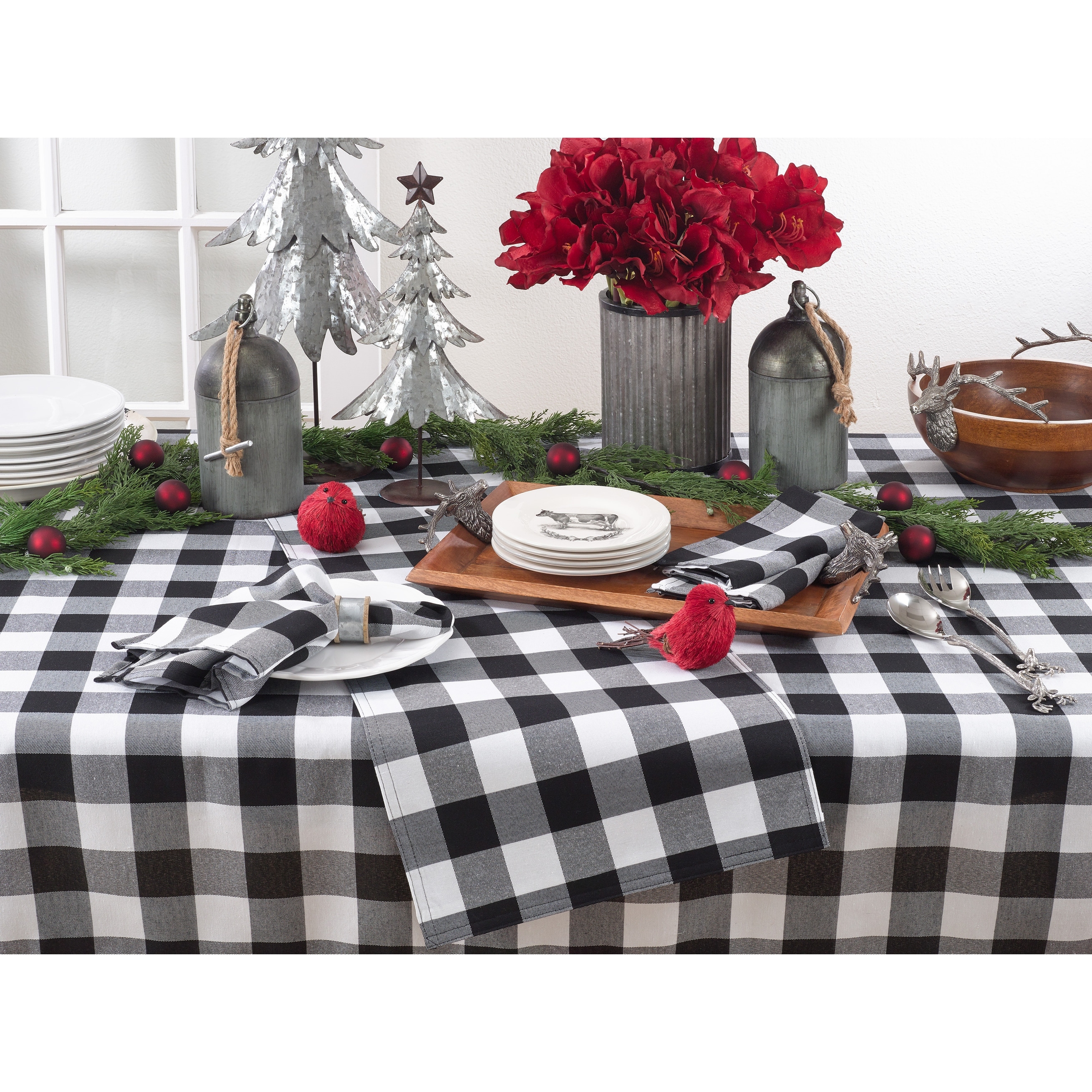 Casual Buffalo Plaid Tablecloth - On Sale - Bed Bath & Beyond