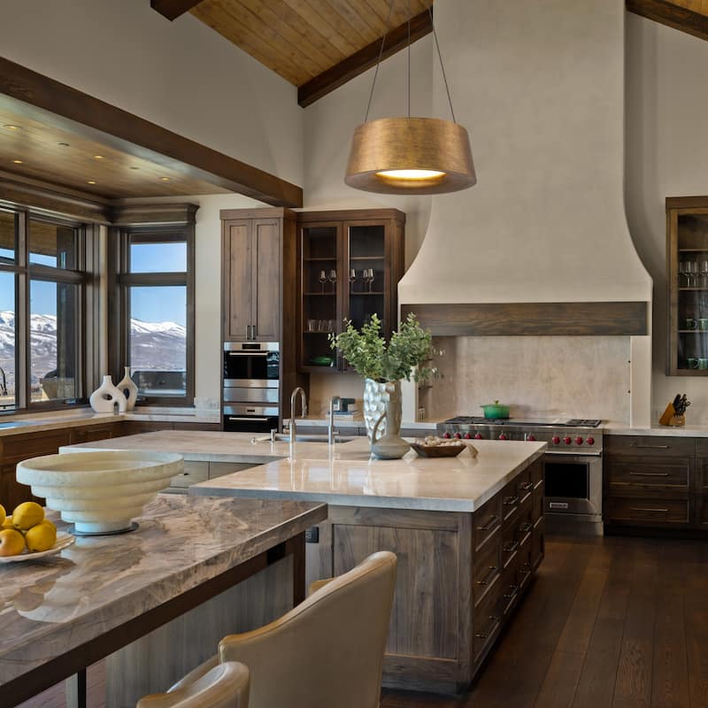 Industrial Antique Gold LED Drum Metal Pendant Light for Dining and Living Room - Antique Gold