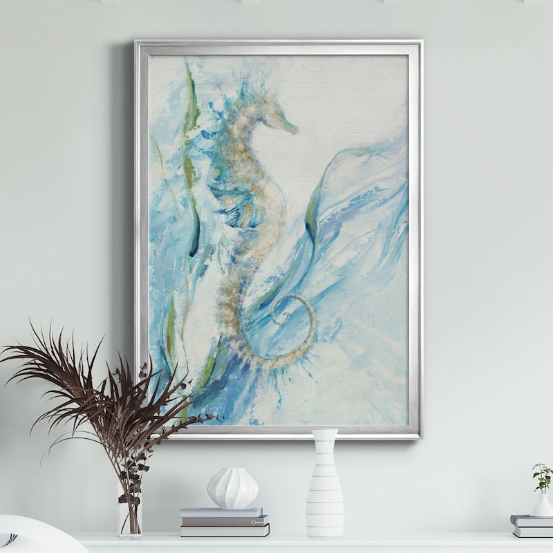 New Seahorse Premium Framed Canvas - Ready to Hang