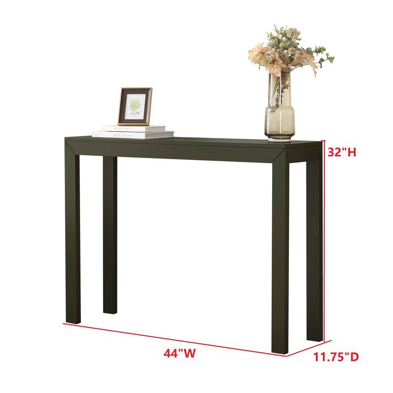 Russell Collection Modern Wood Rectangle Console Table