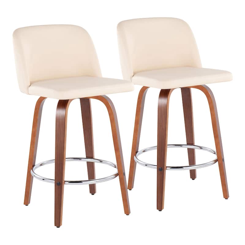 Carson Carrington Vallberga 26" Upholstered Counter Stool (Set of 2)