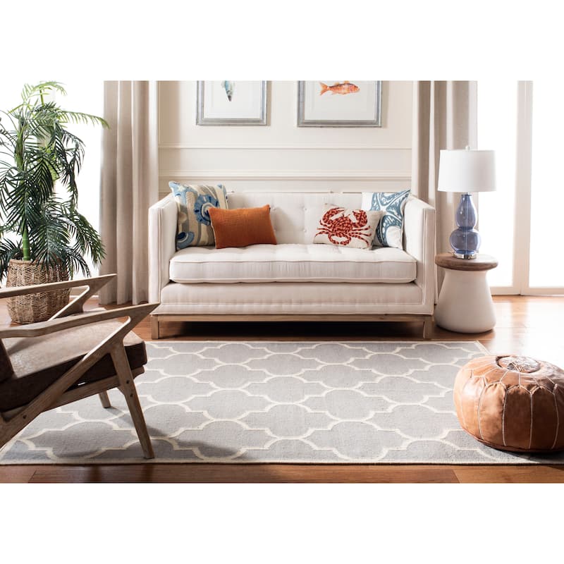 SAFAVIEH Handmade Flatweave Dhurries Anniina Modern Moroccan Wool Rug