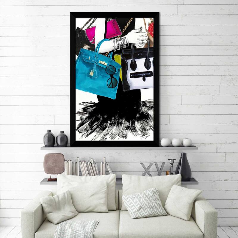 "My Bags Are Designer" by Jodi Print on Acrylic