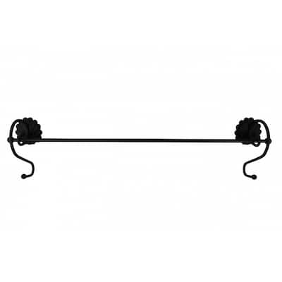 Towel Bar Black Steel Sanibel Towel Bar 24 | Renovator's Supply
