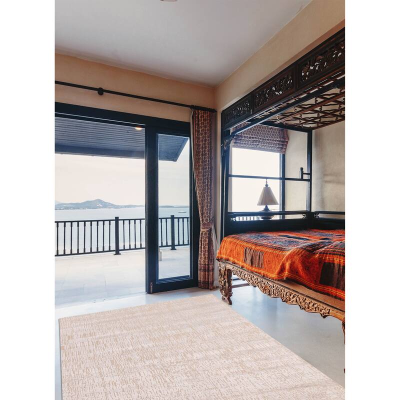 ECARPETGALLERY Hand-knotted Legacy Light Grey Silk, Wool Rug - 8'0 x 9'9