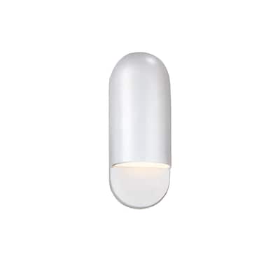 Ambiance Capsule 1-light Small Gloss White ADA Wall Sconce