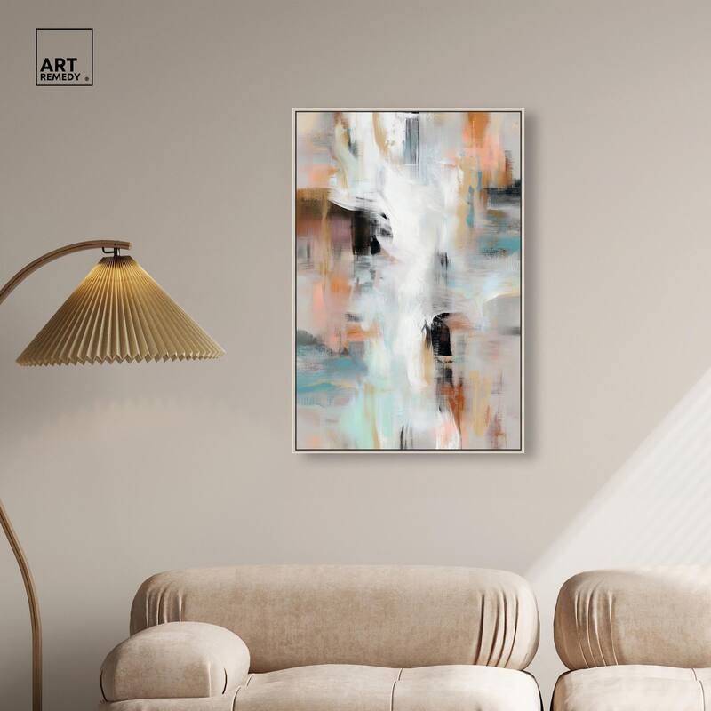 Gilded Mist Canvas by Art Remedy