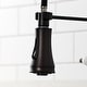 preview thumbnail 31 of 29, Kingston Brass Essex Double-Handle Wall-Mount Pre-Rinse Bridge Kitchen Faucet