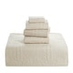 preview thumbnail 25 of 30, Empyrean Bedspread Quilt Set - Grid Weave Pinsonic Lightweight Coverlet Set