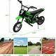 preview thumbnail 7 of 5, Ride On Motorcycle 3-Speed for Kids Ages 8-12 Green-7