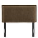 preview thumbnail 53 of 52, Camille Upholstered Striped Linen Blend Headboard