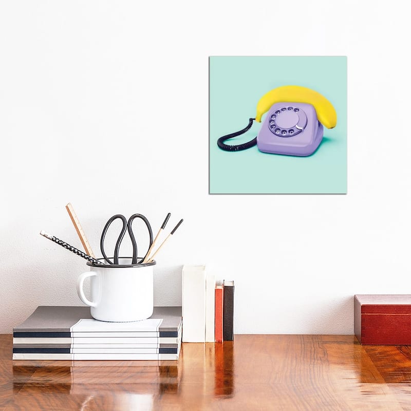 iCanvas "Hello Banana" by Paul Fuentes Canvas Print - 12x12x0.75
