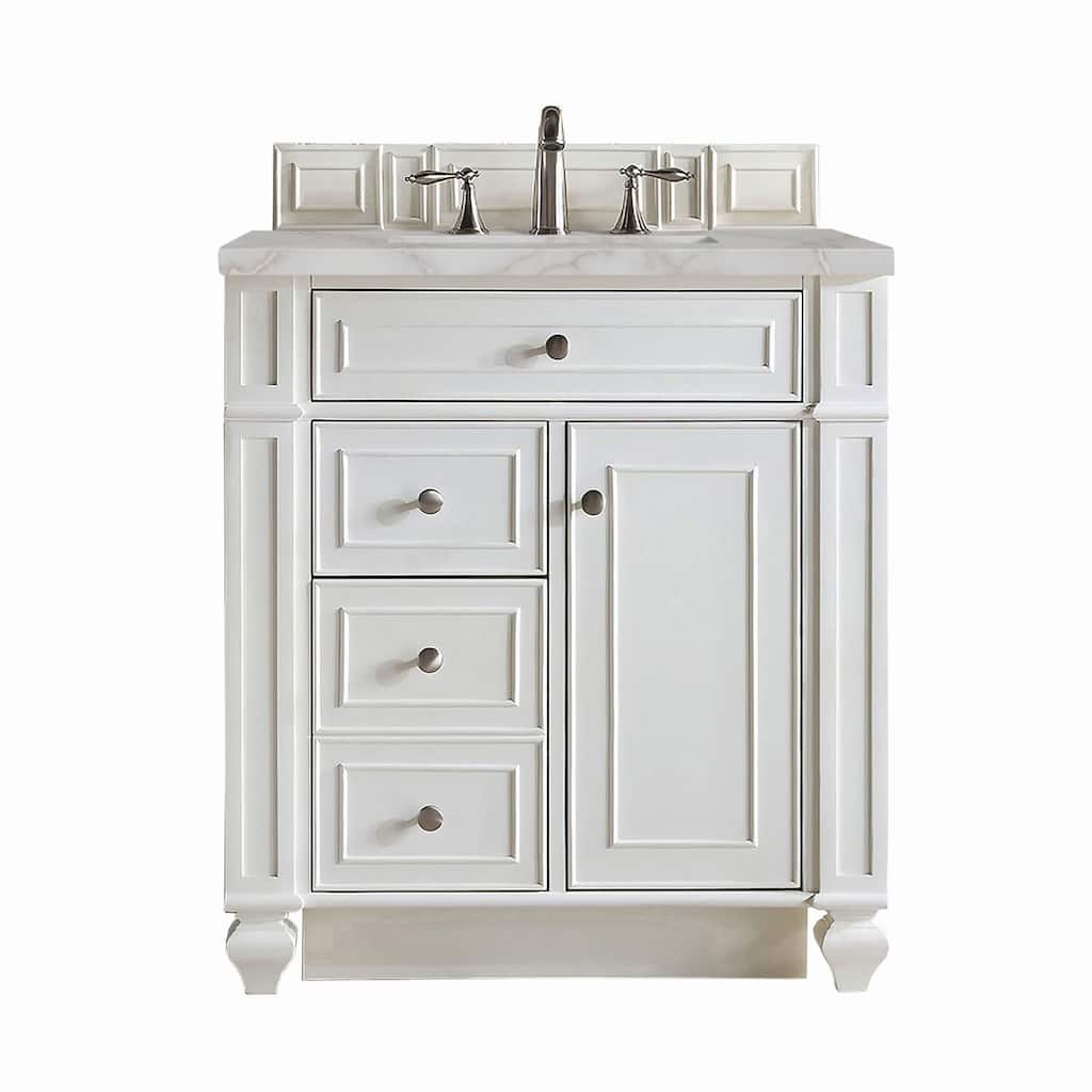 James Martin Vanities 157-V30-3VSL Bristol 30" Single Basin Walnut