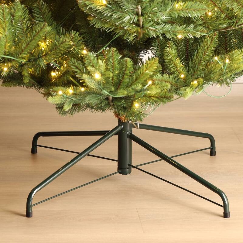 Glitzhome 6FT/7FT Multi-color Lighted Fir Christmas Tree with Remote Controller
