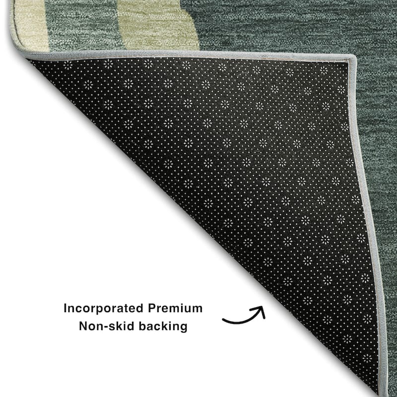 Premium Washable Super Soft Mid Century Modern Mayfield Rug