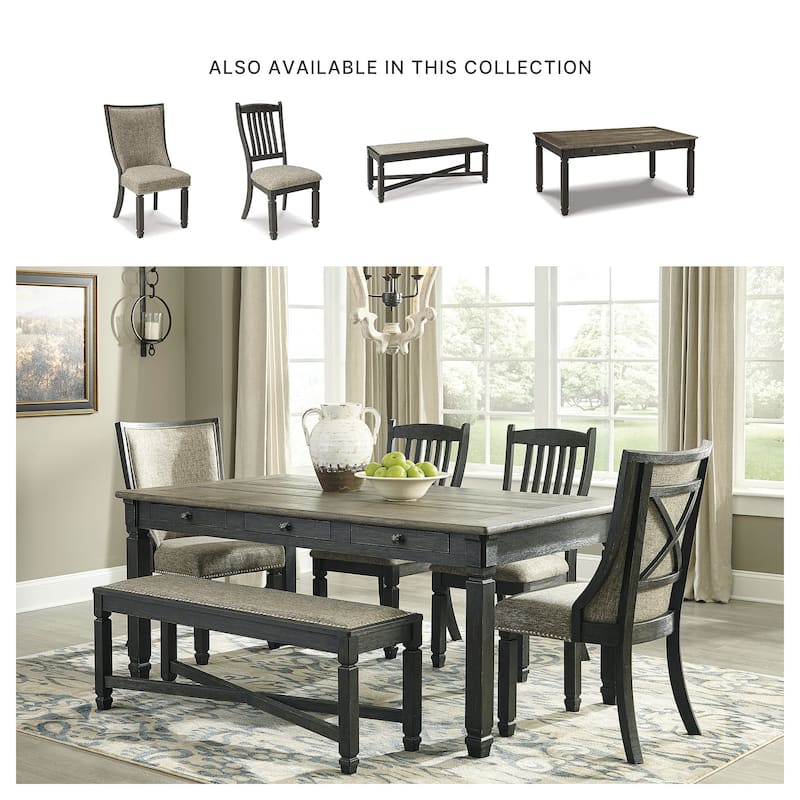 Signature Design By Ashley Tyler Creek Dining Room Chair - Set of 2 - Black/Gray