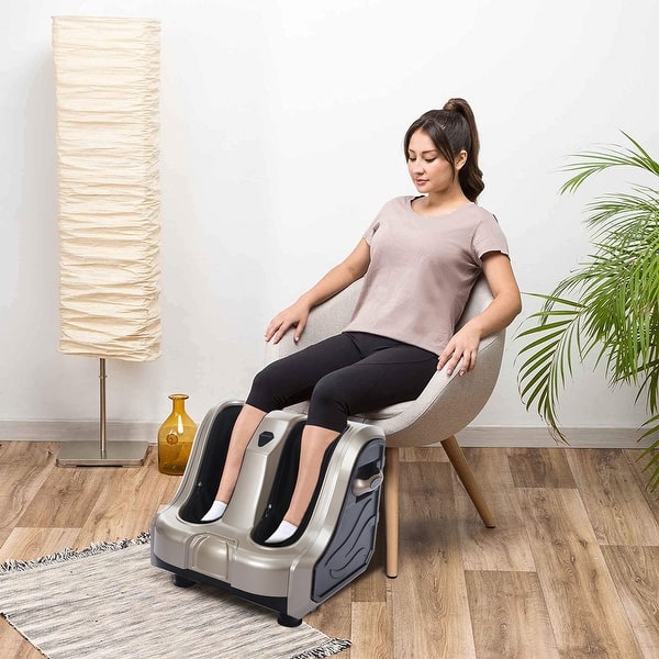 Foot And Calf Massager Machine For Relaxation And Stress Relief - Bed Bath  & Beyond - 35980113