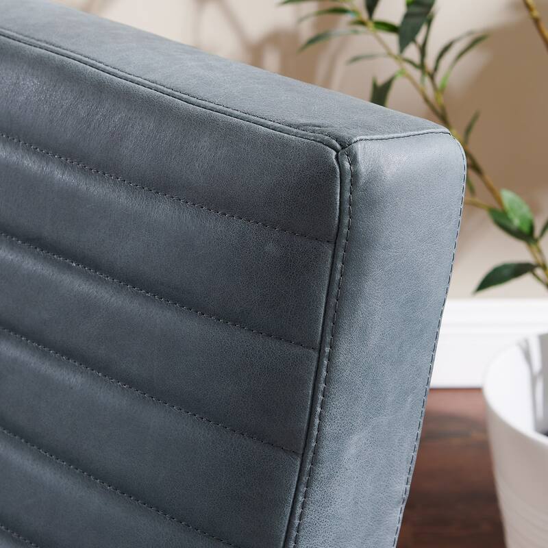 Art Leon Retro Armless Leather Chair