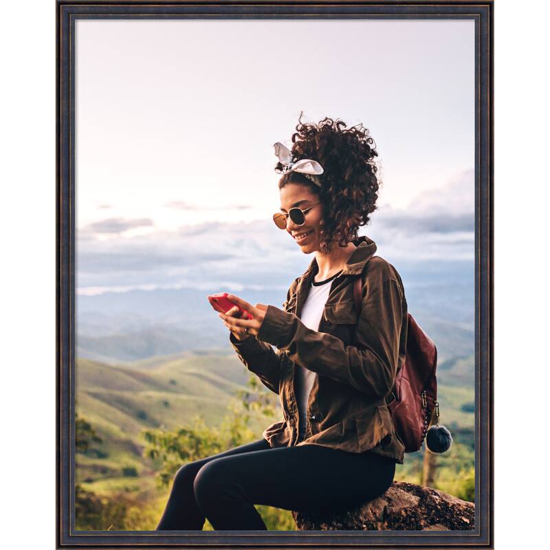 Dark Bronze Scoop Framed Picture Frame, Photo Frame - 22x28