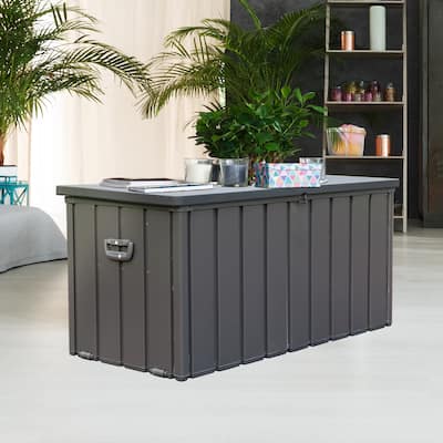 GDFStudio -Outdoor Benn Multi-Size Storage Deck Box - Waterproof, Lockable, and Durable for Patio Cushions, Garden Tools