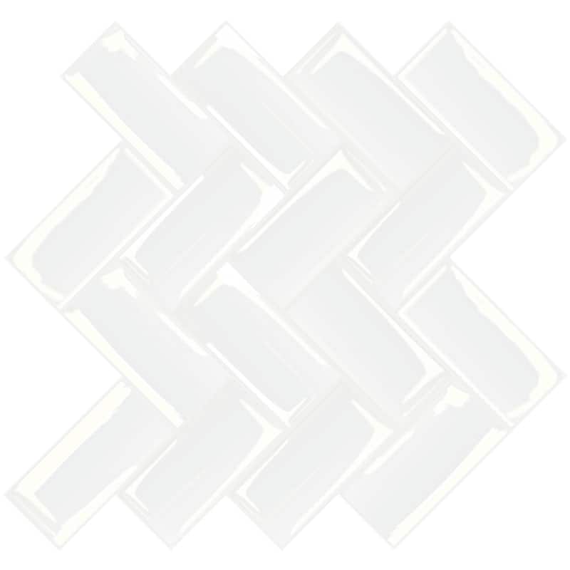 Art3d thicker herringbone peel and stick backsplash tiles