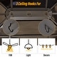 preview thumbnail 57 of 133, EROMMY Hardtop Gazebo,Outdoor Pergola with Double Roof & Netting & Curtains,Heavy Duty Canopy for Patio, Backyard, Pool party