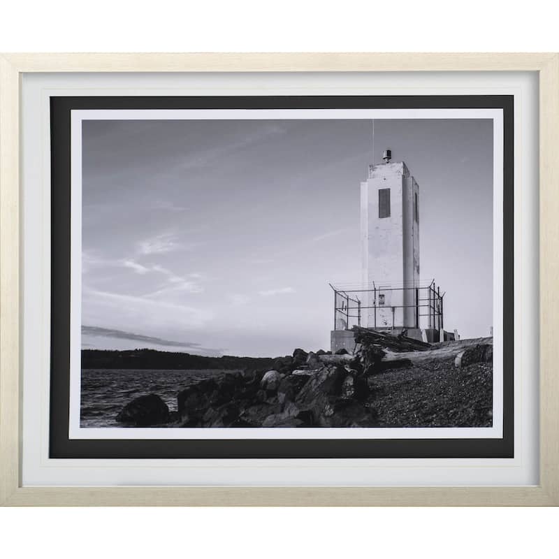 Browns Point Lighthouse Framed Art Print