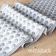 preview thumbnail 41 of 91, Over&back Hand-Blocked Printed Cotton Table Runner - Machine Washable
