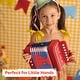preview thumbnail 5 of 3, Hey Play Kids Accordion with 10 Key Buttons, Red
