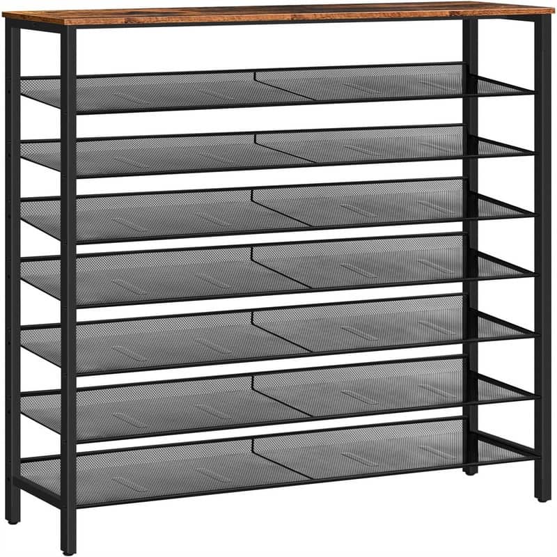 Shoe Rack Organizer - 11.8"D x 39.4"W x 53.9"H