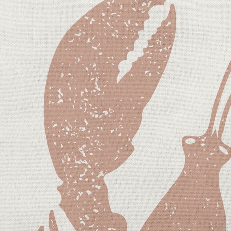 Lobster Nautical Indoor/Outdoor Throw Pillow