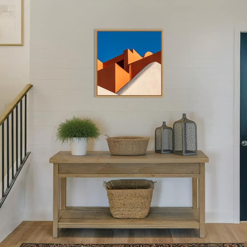 The Color Orange by Markus Auerbach Framed Canvas Wall Art Print