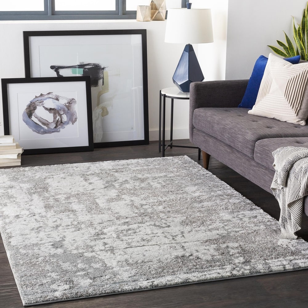 Livabliss Venice Plush Abstract Area Rug