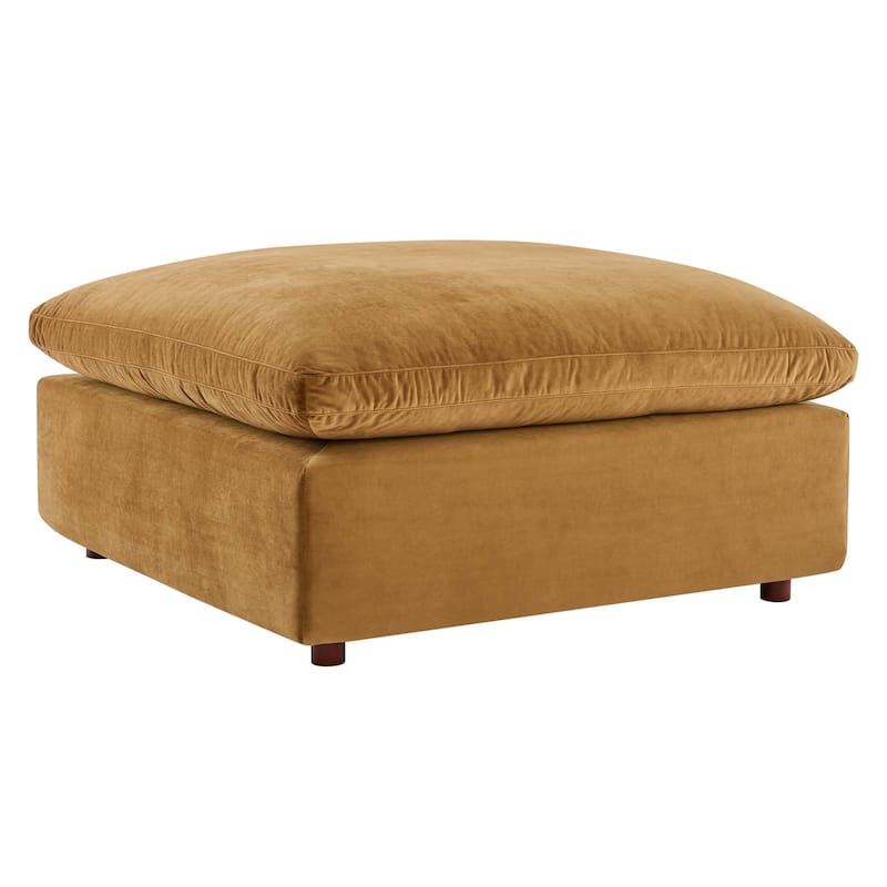 Commix Down Filled Overstuffed Velvet 6-Piece Sectional Sofa