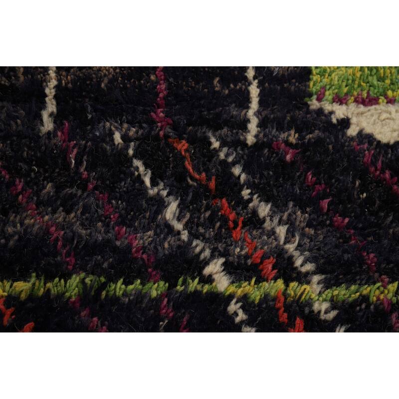 Moroccan Oriental Large Area Rug Hand-Knotted Wool Carpet - 12'2" x 18'5"