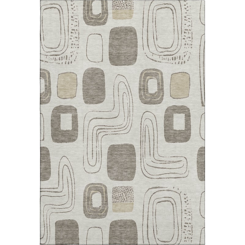 Premium Washable Super Soft Contemporary Elements Mayfield Rug