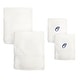 preview thumbnail 22 of 26, Sweet Kids 2-piece White Turkish Cotton Bath and Hand Towel Set with Royal Blue Monogrammed Initial O - White