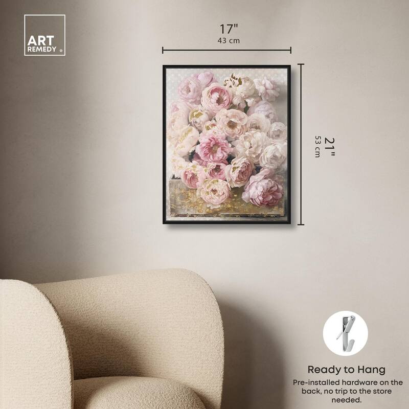 Beautiful Glam Floral Case Canvas by Art Remedy