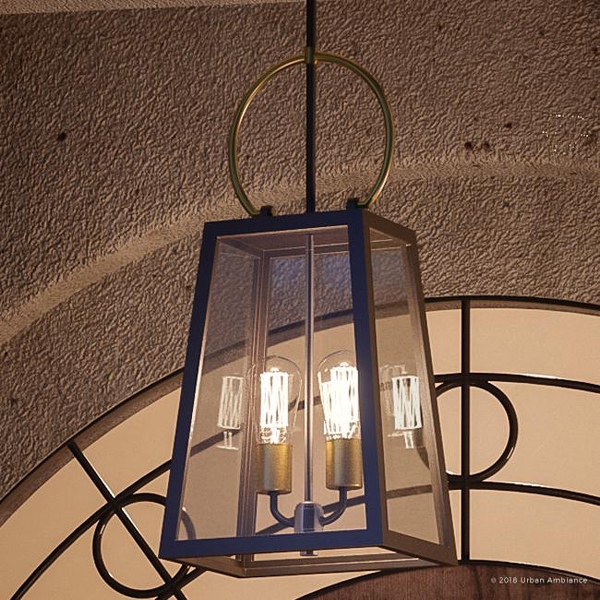 Luxury Vintage Outdoor Pendant Light 26.875